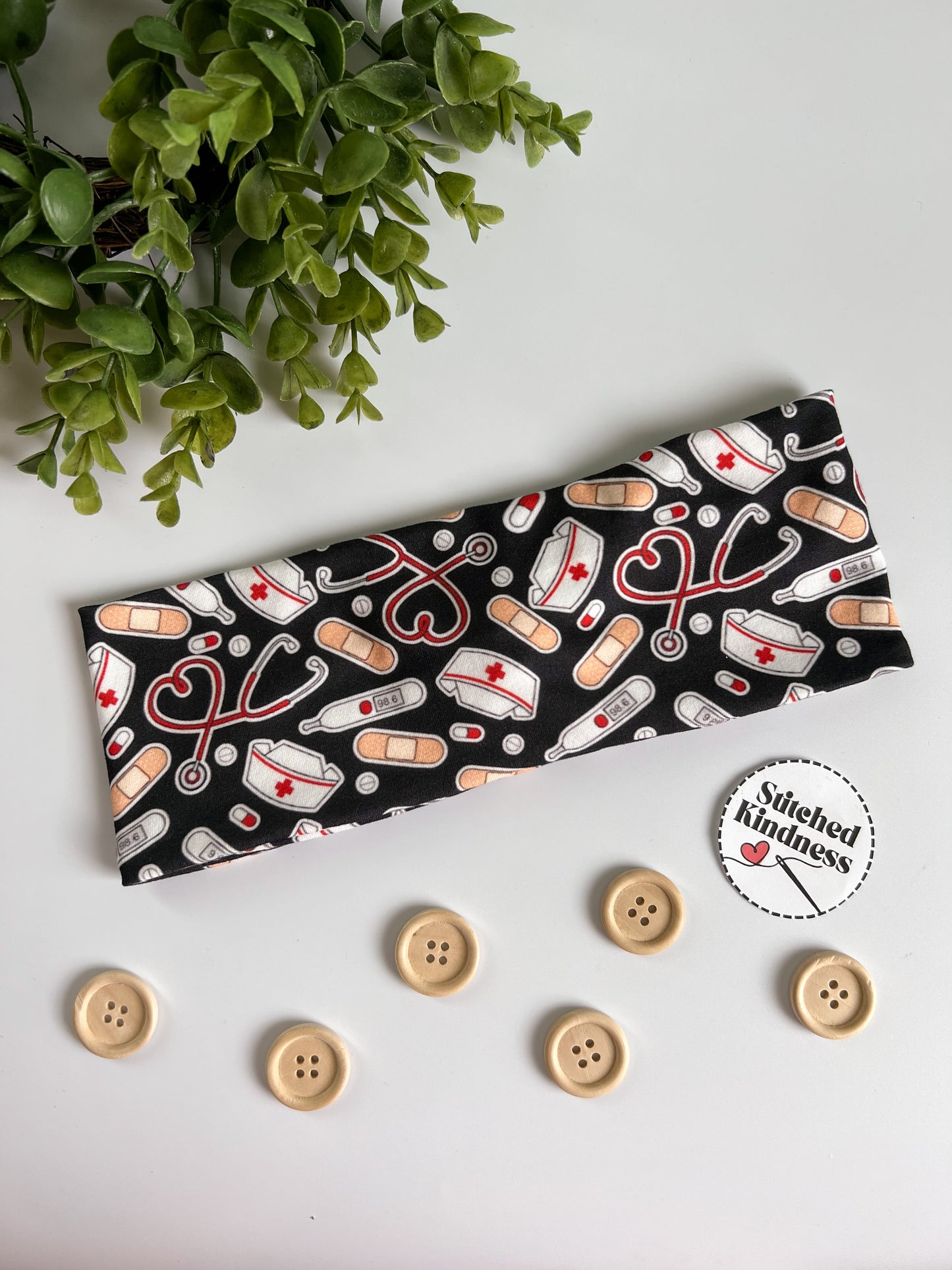 Nurse Bandaide Turban Headband