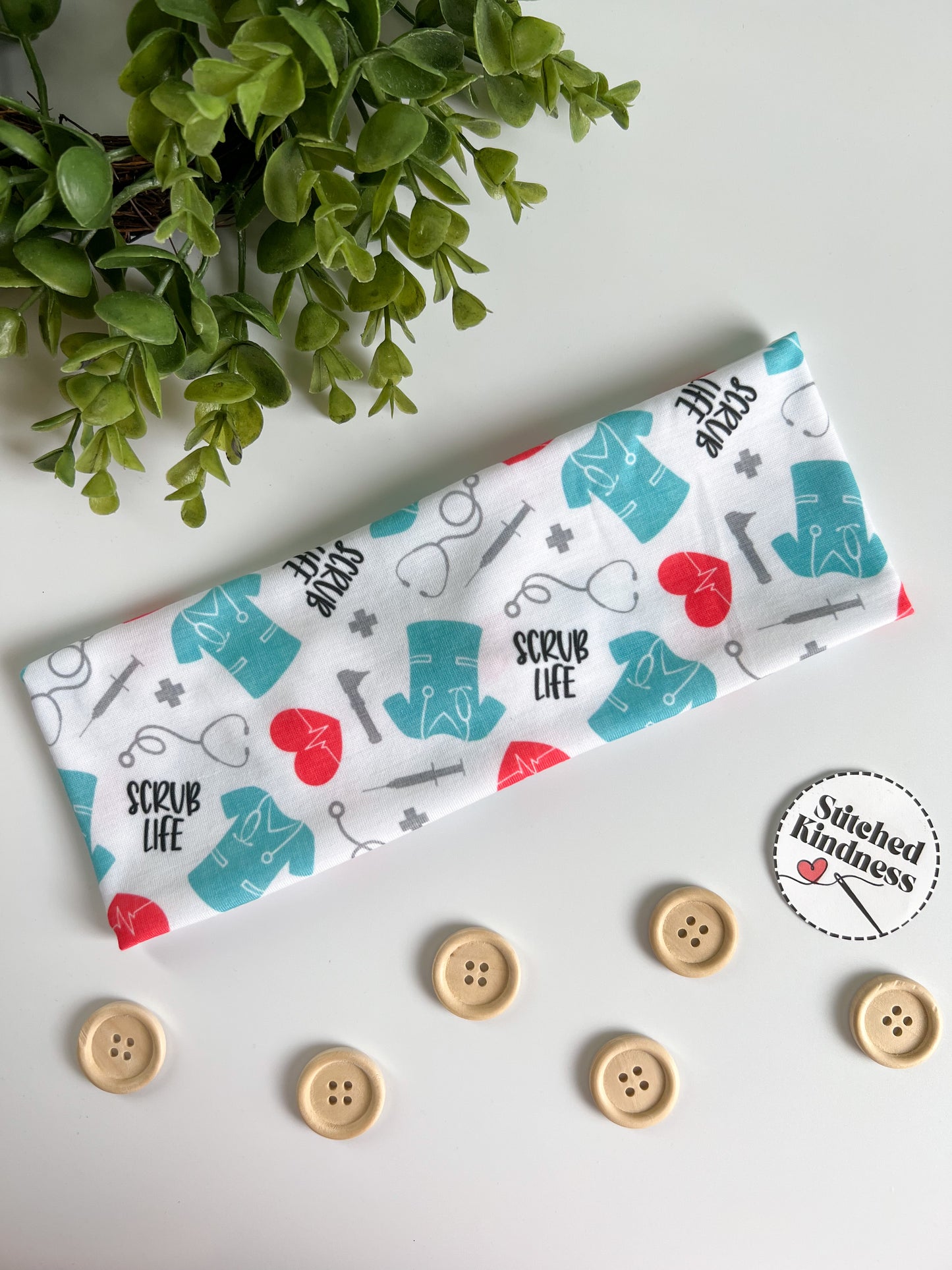 Scrub Life Turban Headband