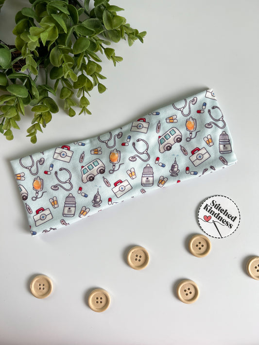 EMT Ambulance Medical Turban Headband