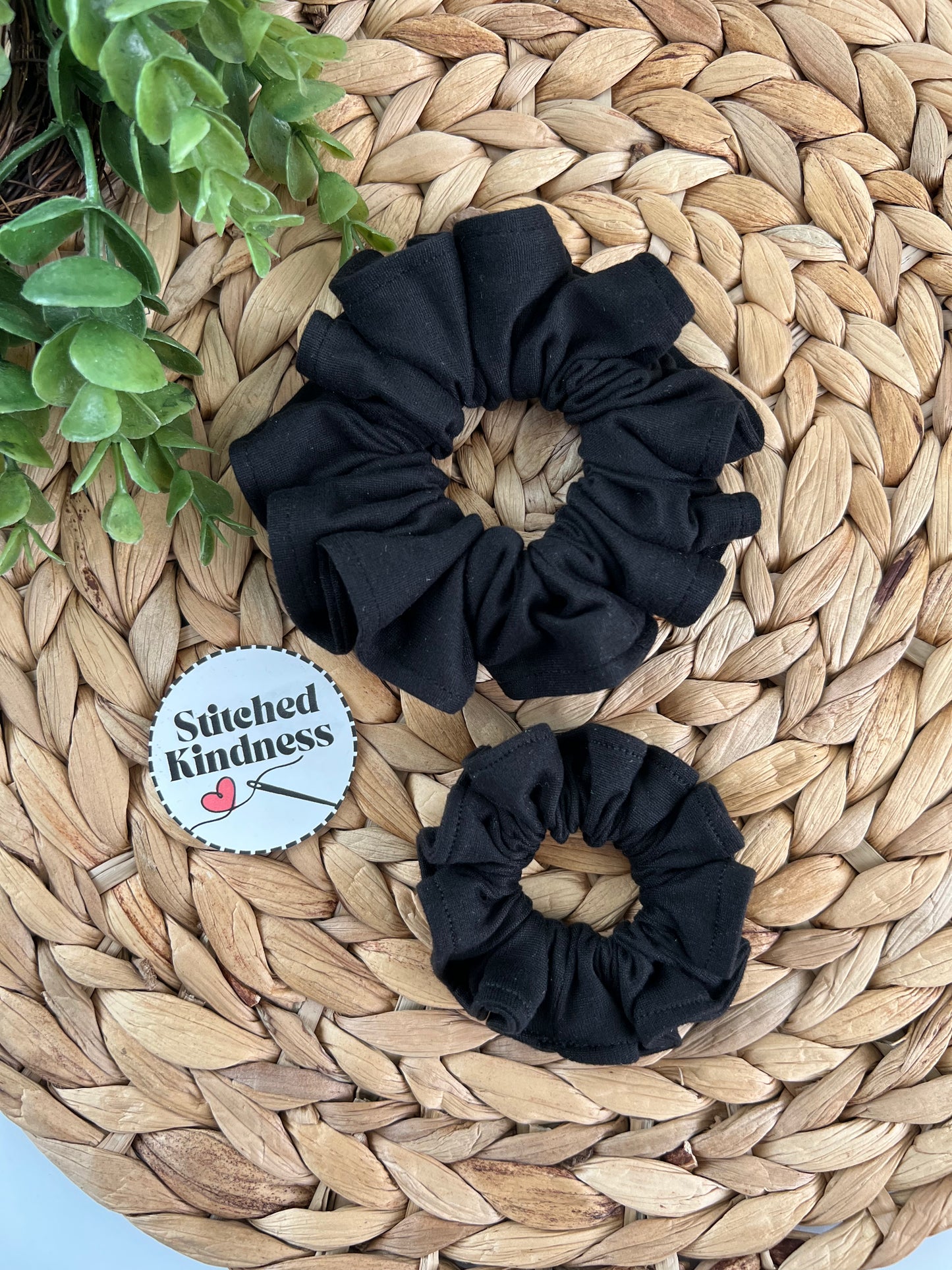 Black Scrunchies