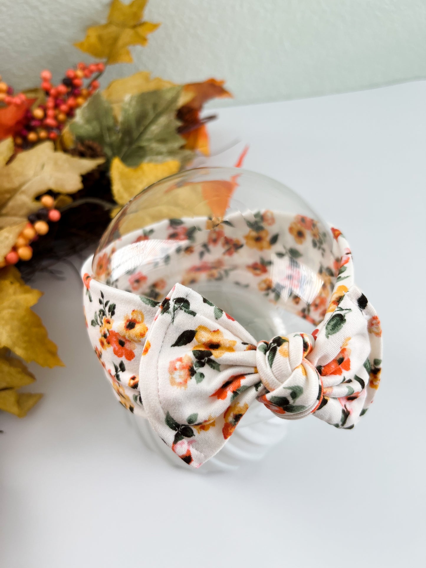 Autumn Flowers Toddler/Infant Headband