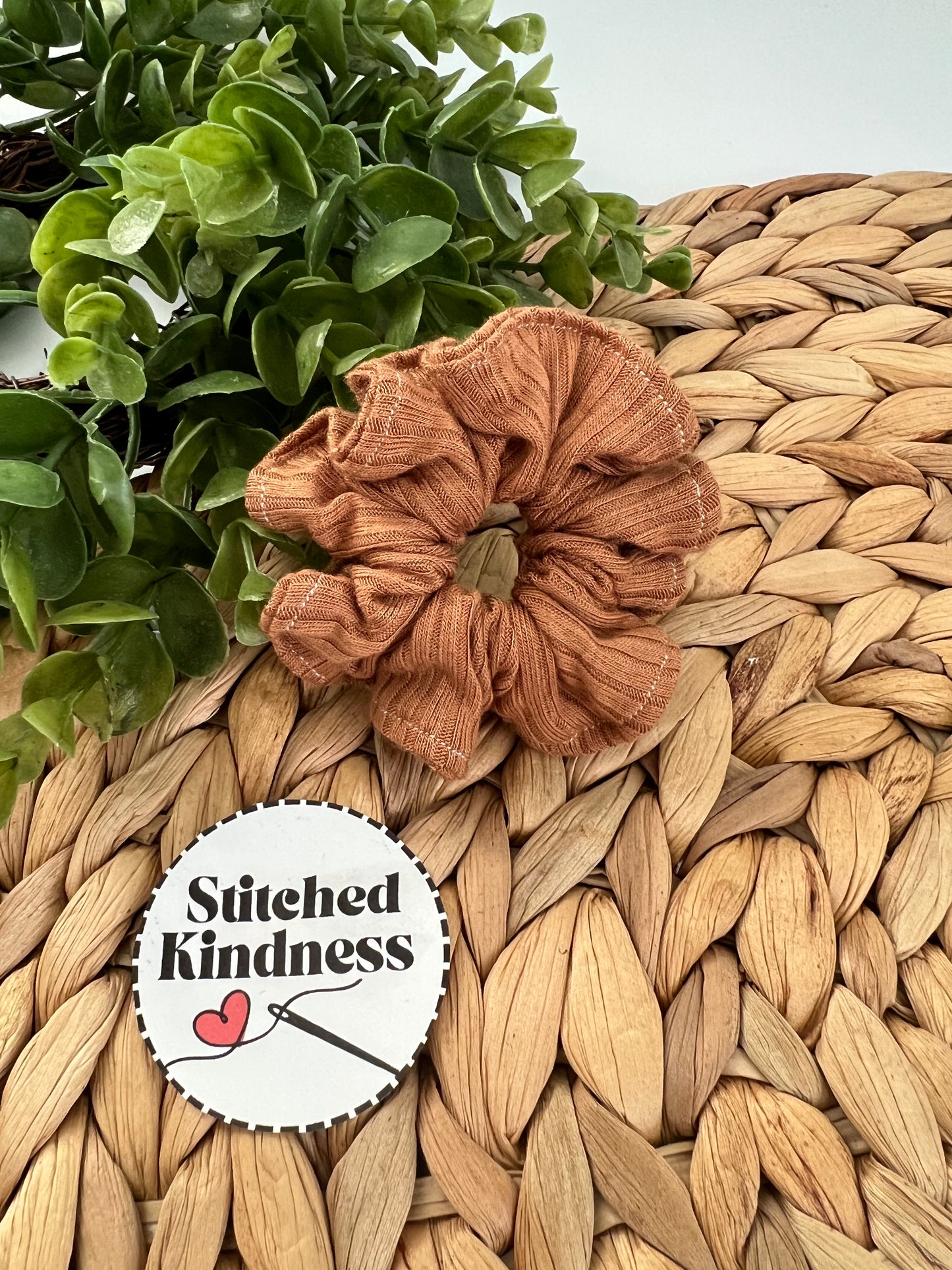 Golden Brown Scrunchies