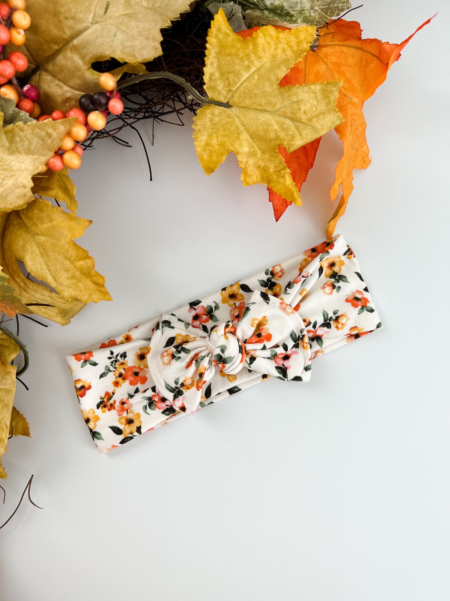 Autumn Flowers Toddler/Infant Headband