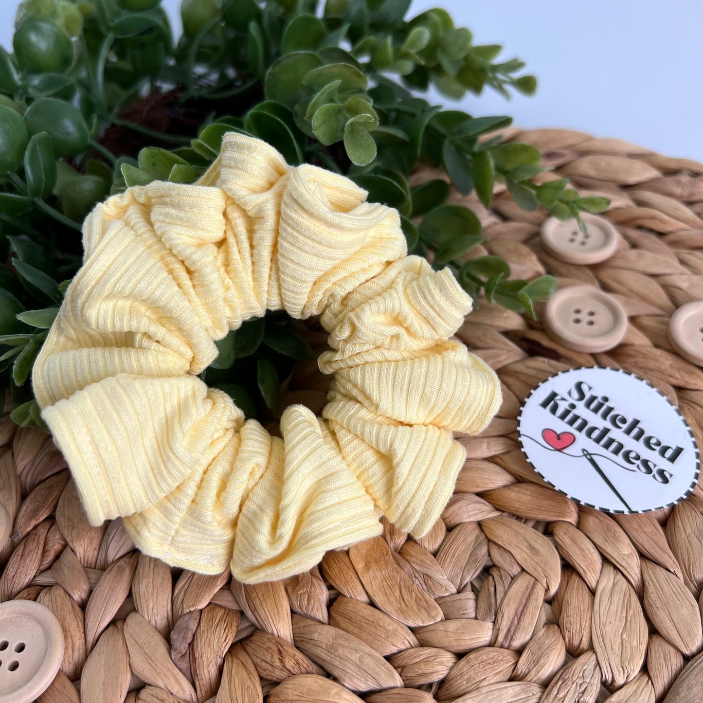 Sunshine Yellow Scrunchies