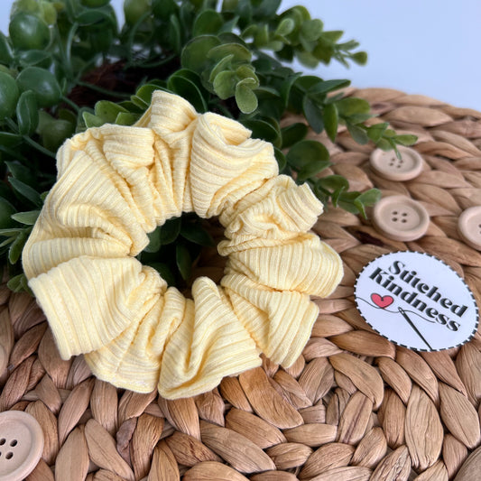 Sunshine Yellow Scrunchies