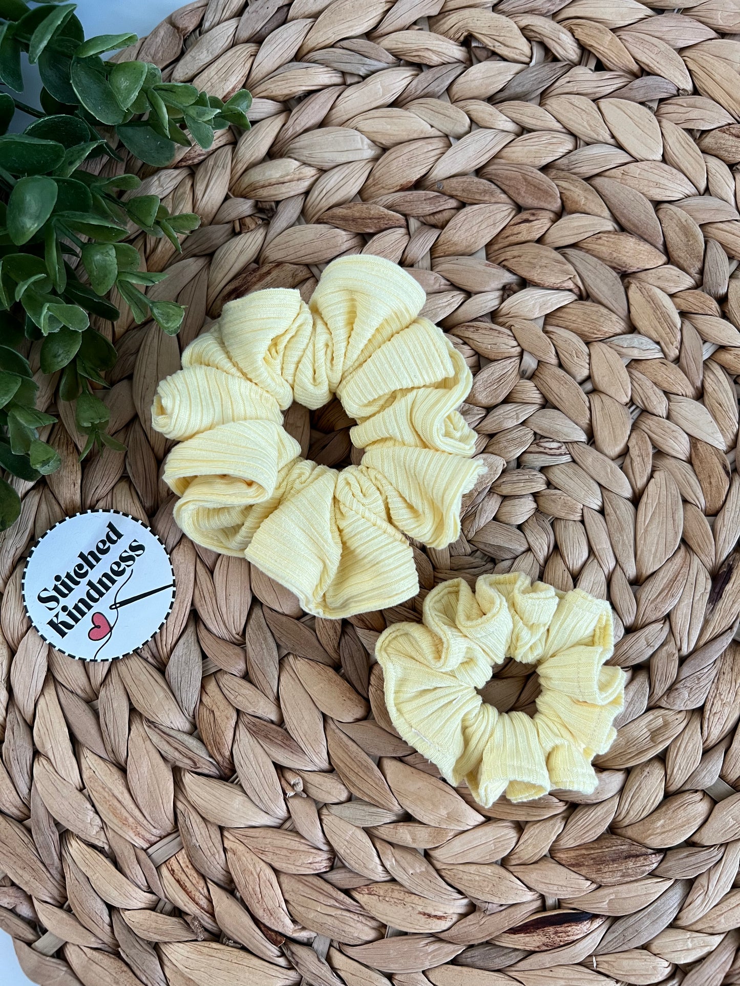 Sunshine Yellow Scrunchies