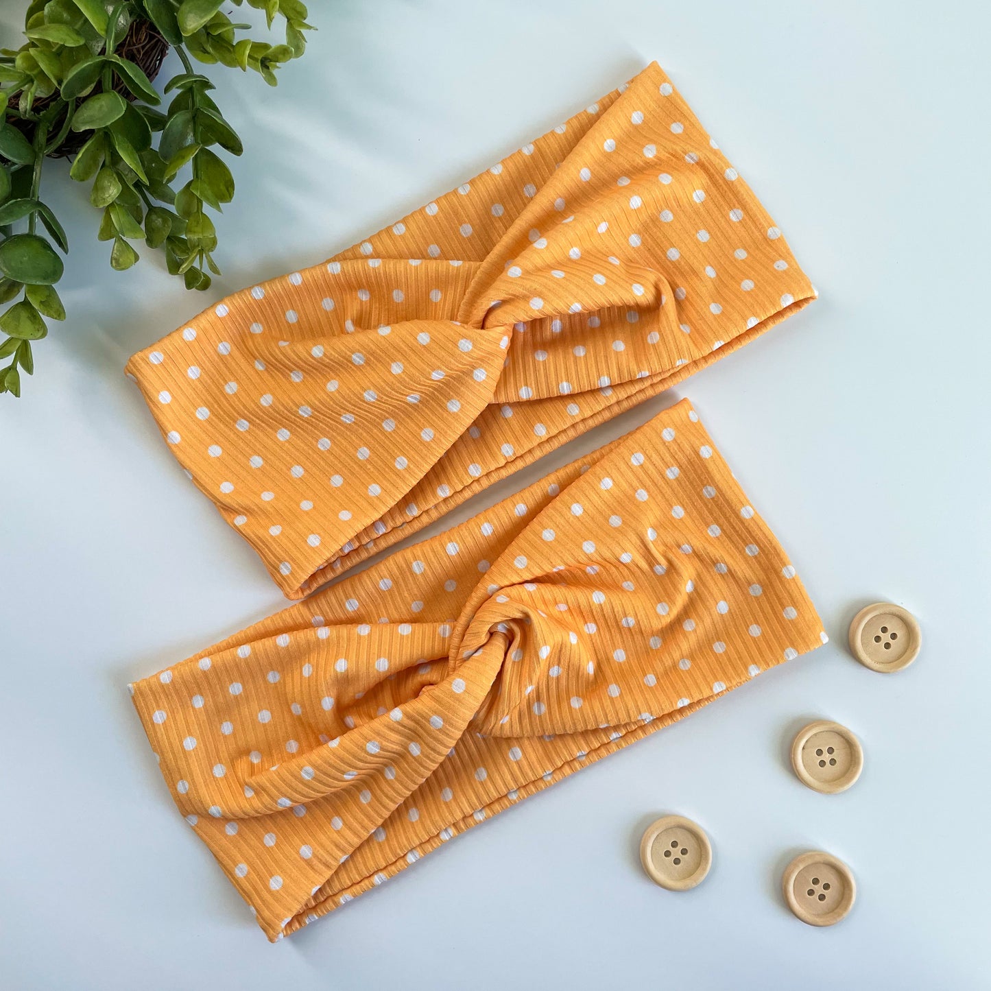 Polkadots on Yellow Turban