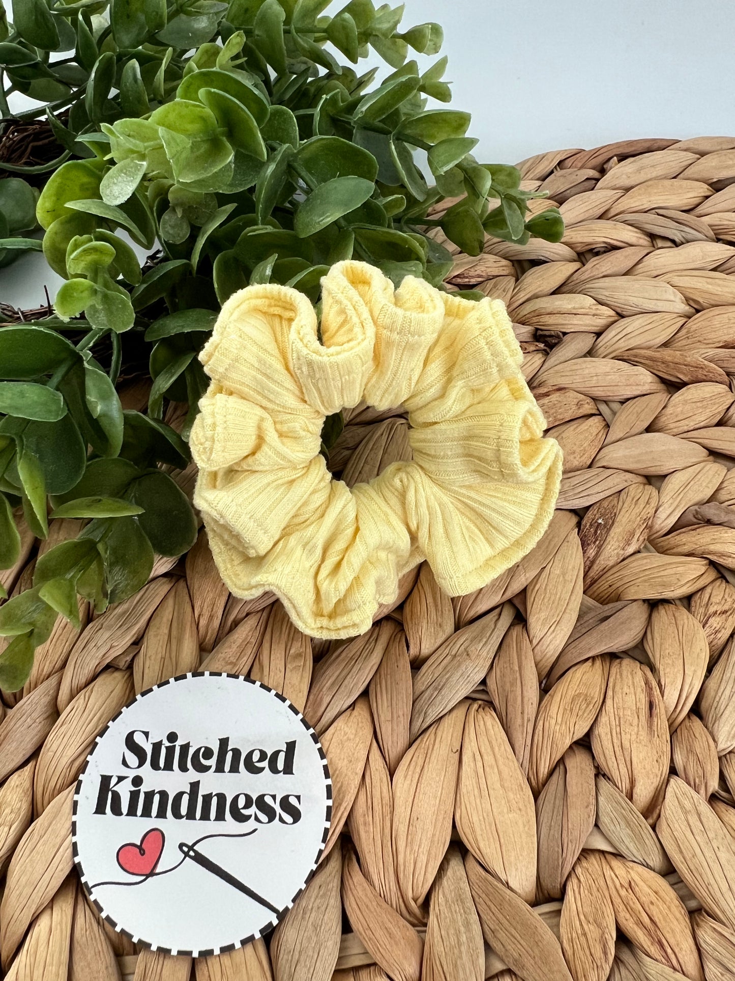 Sunshine Yellow Scrunchies