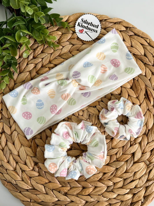 Easter Eggs Turban Headband