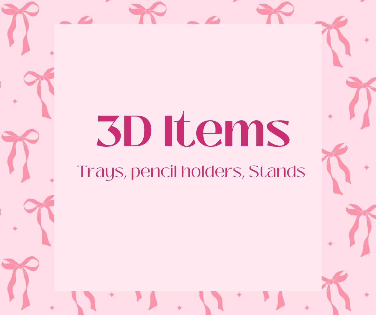 3d Items