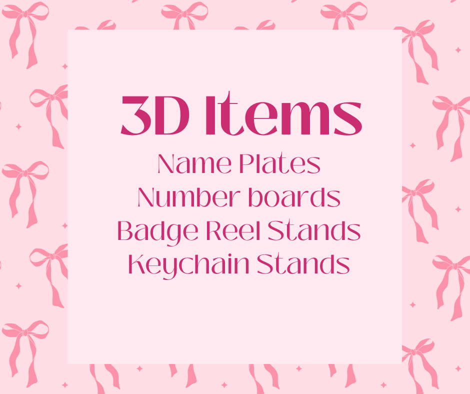3D Items