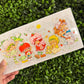 S40 Strawberry Girl Animal Friends Single Sided UVDTF WRAPS