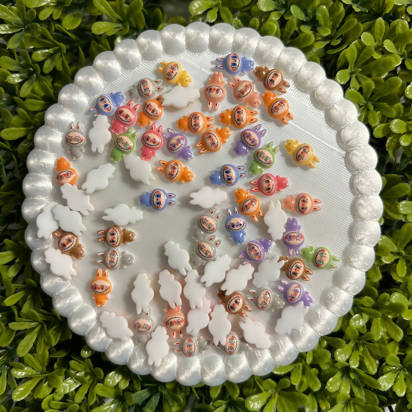 Bubu Nail Charms Mixed Colors 30 pcs