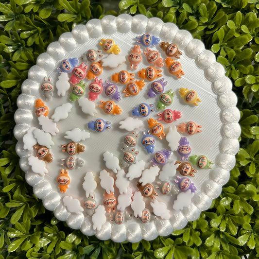 Bubu Nail Charms Mixed Colors 30 pcs