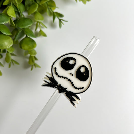 Skeleton Straw Topper