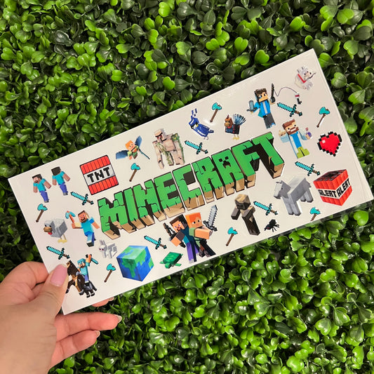U2 Craft Mine Single Sided UVDTF WRAPS