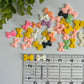 Dainty Bows Flat Back Charms Mixed 10 pcs