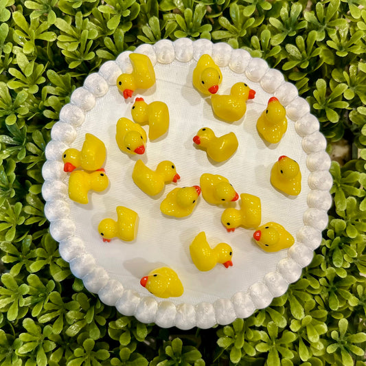 Ducks 3d Charms Mixed 6 pcs