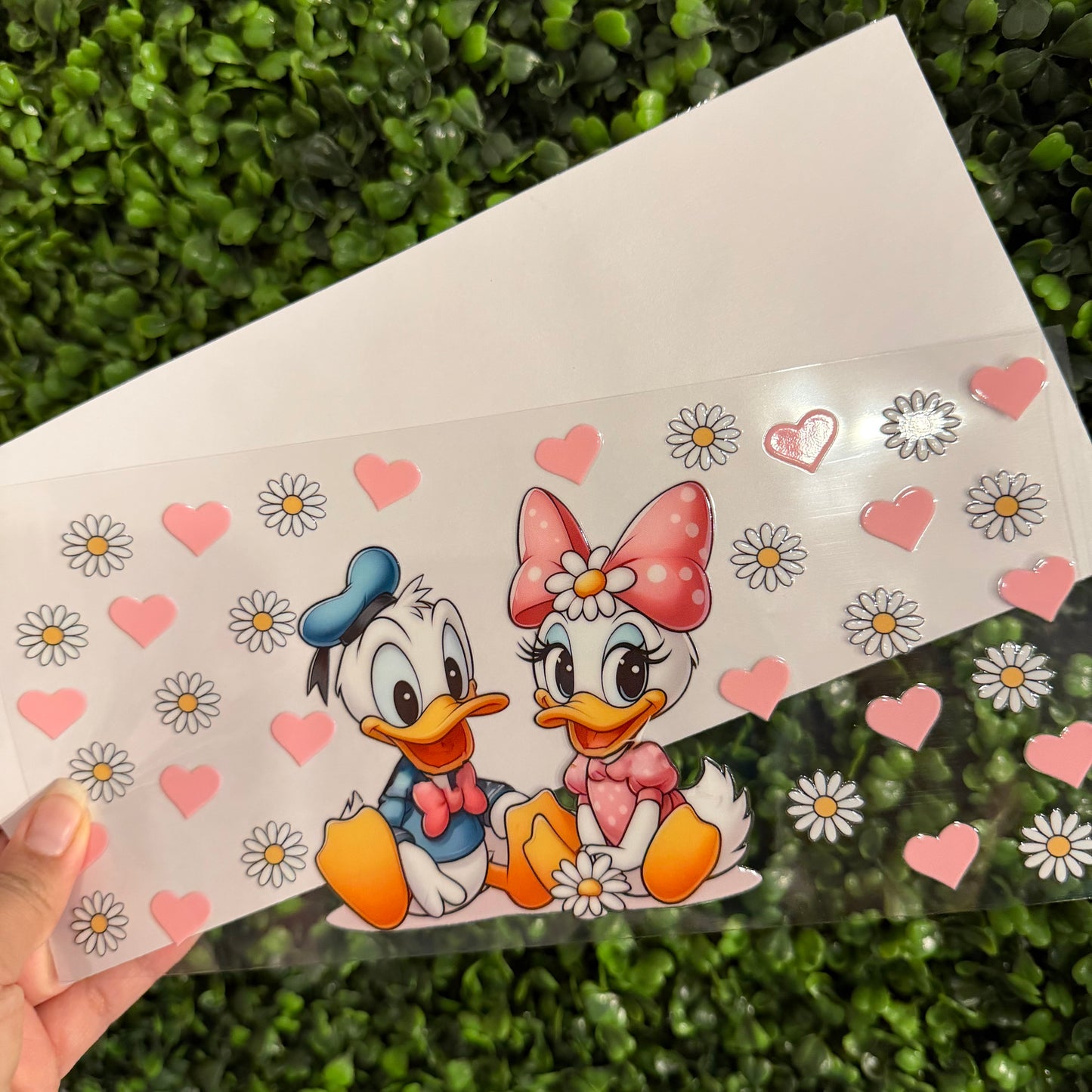S45 Ducks in Love Single Sided UVDTF WRAPS