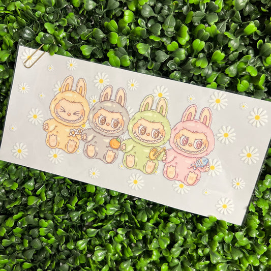 V7 Floral Pastel Bubu Single Sided UVDTF WRAPS