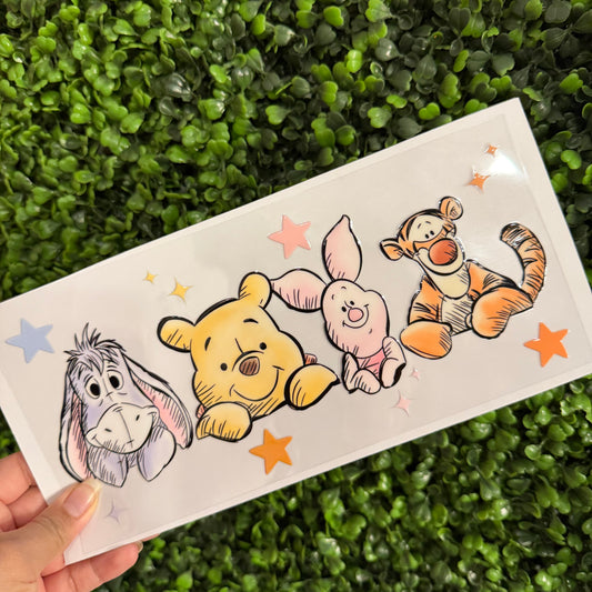 R9 Woodland Friends Single Sided UVDTF WRAPS