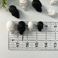 Skulls Flat Back Charms Mixed 4 pcs