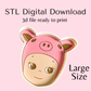 Sonny Pig Trinket Tray Digital Download