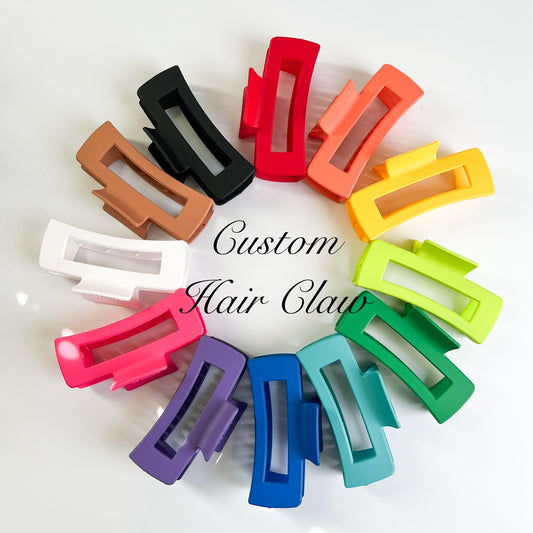 Custom Hair Claw Made on Tiktok Live