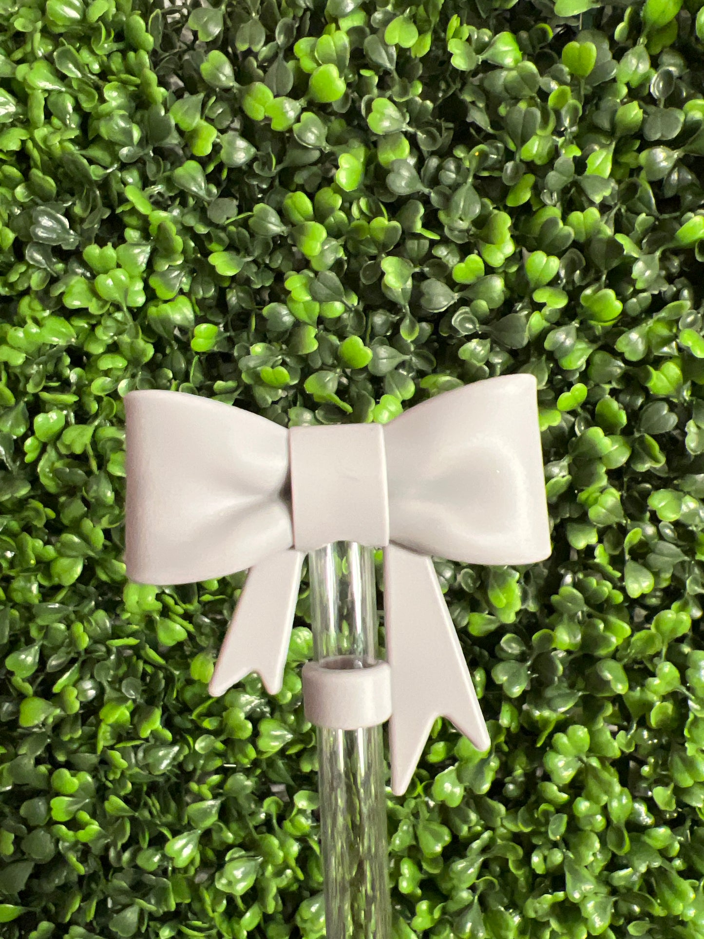 Silicone Bow Straw Topper