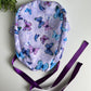 Purple and Blue Butterflies 2 in 1 Euro Ponytail Healthcare Scrub Hat