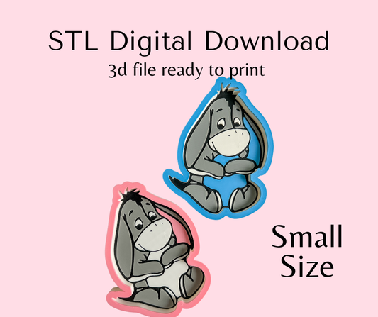 Small Baby Donkey Trinket Tray Digital Download