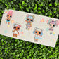 S13 Laughing Dolls Pastel Colors Single Sided UVDTF WRAPS