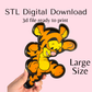 Orange Tiger Trinket Tray Digital Download
