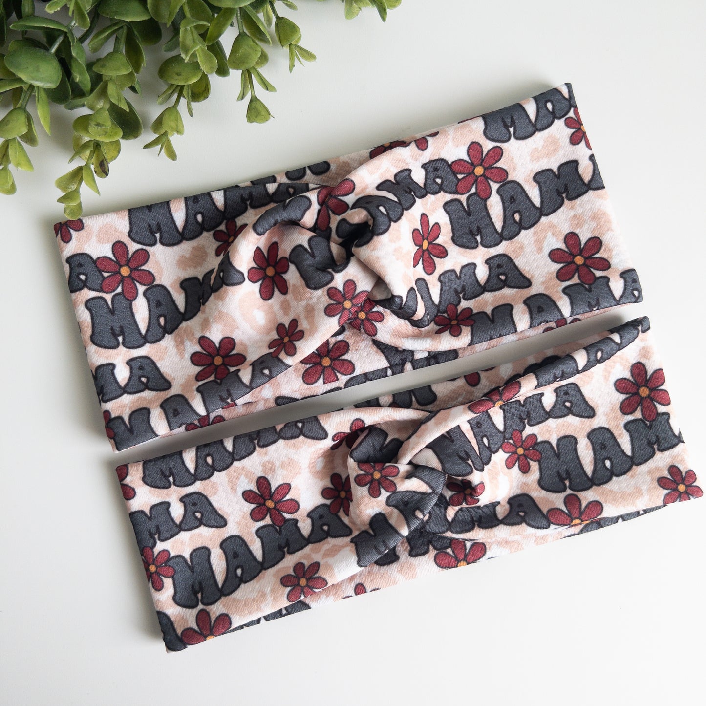 Mama Floral Turban Headbands