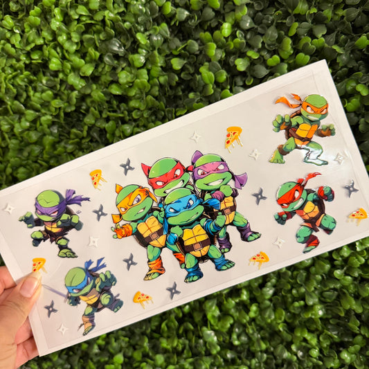 U17 Fighting Turtles Single Sided UVDTF WRAPS