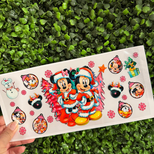 Y36 Mouse Christmas Ornaments Single Sided UVDTF WRAPS
