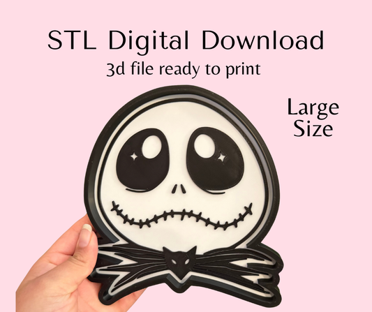 Large Size Skeleton Trinket Tray Digital Download