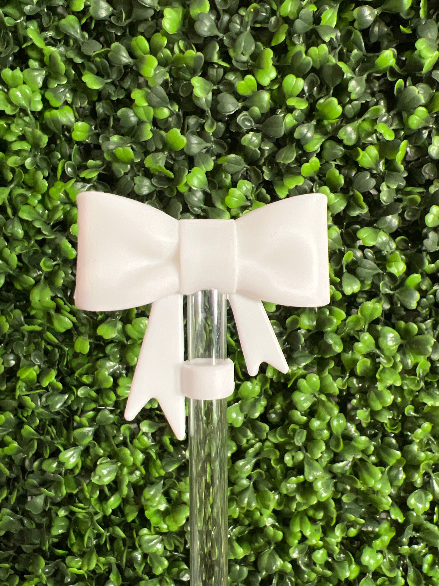 Silicone Bow Straw Topper