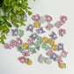 Cat and Friends Acrylic Flat Back Charms Mixed Colors 15pcs