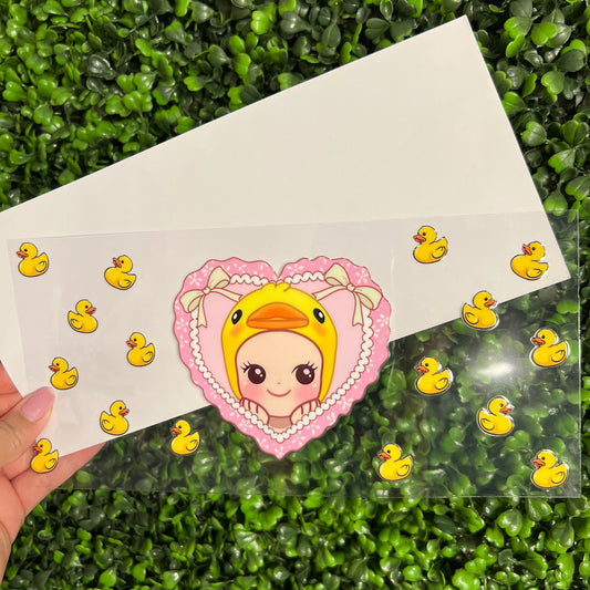 V18 Sunny Angel and Ducks Single Sided UVDTF WRAPS