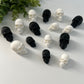Skulls Flat Back Charms Mixed 4 pcs