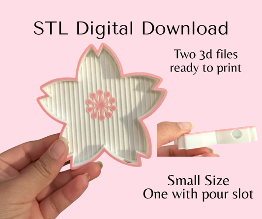 Small Sakura Flower Rhinestone Tray Digital Download