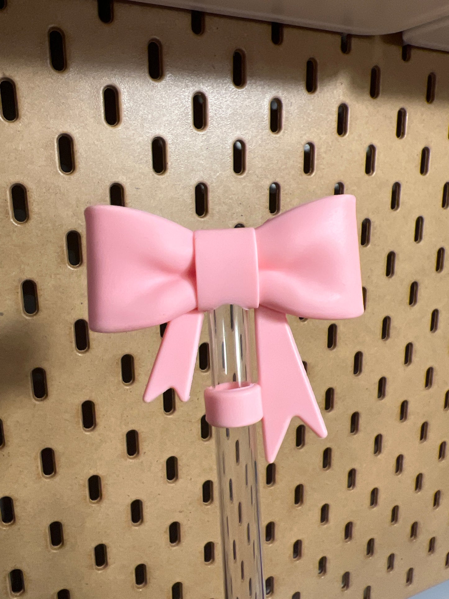 Silicone Bow Straw Topper