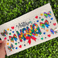 #254 Autism Mama Puzzle Bows Holographic UVDTF WRAPS