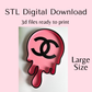 Large Cc Rhinestone Tray Digital Download