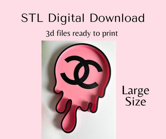 Large Cc Rhinestone Tray Digital Download