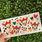Y34 Mouse Christmas Single Sided UVDTF WRAPS