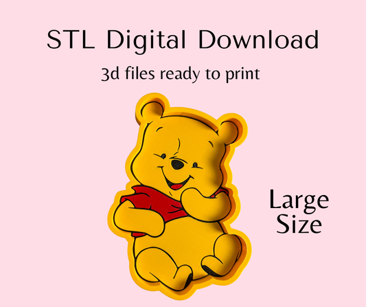 Large Honey Bear Trinket Tray Multi Use Tray Digital Download