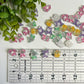 Cat and Friends Acrylic Flat Back Charms Mixed Colors 15pcs