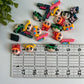 Power Sisters Flat Back Charms Mixed 8 pcs